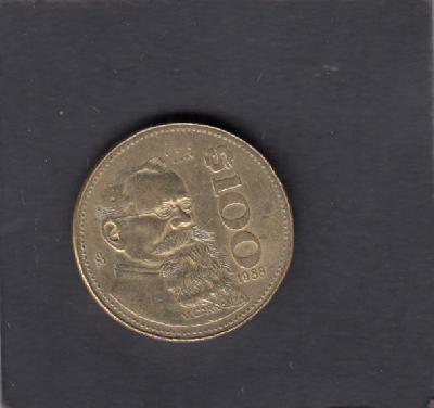 Beschrijving: 100 Pesos CARRANZA  